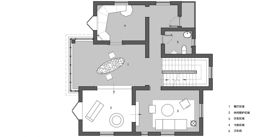 circulation mobius art space by mountain soil interior design