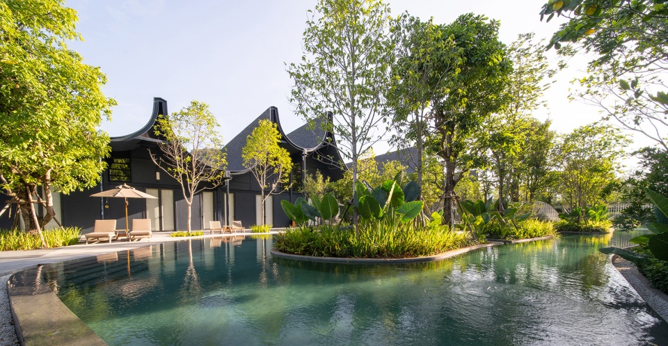 landscape design of hotel labaris khao yai by shma