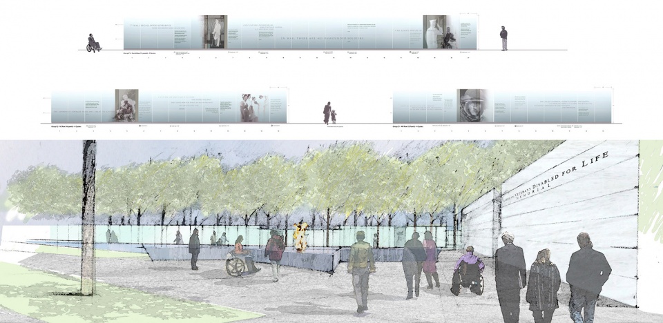 2020 asla general design award of honor american veterans disabled for life memorial
