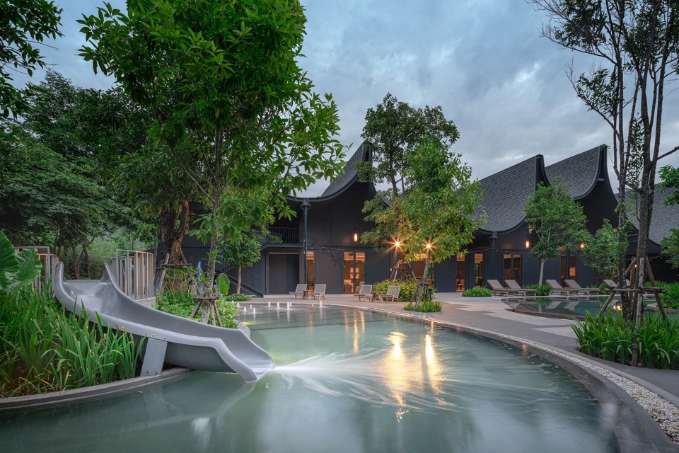 landscape design of hotel labaris khao yai by shma