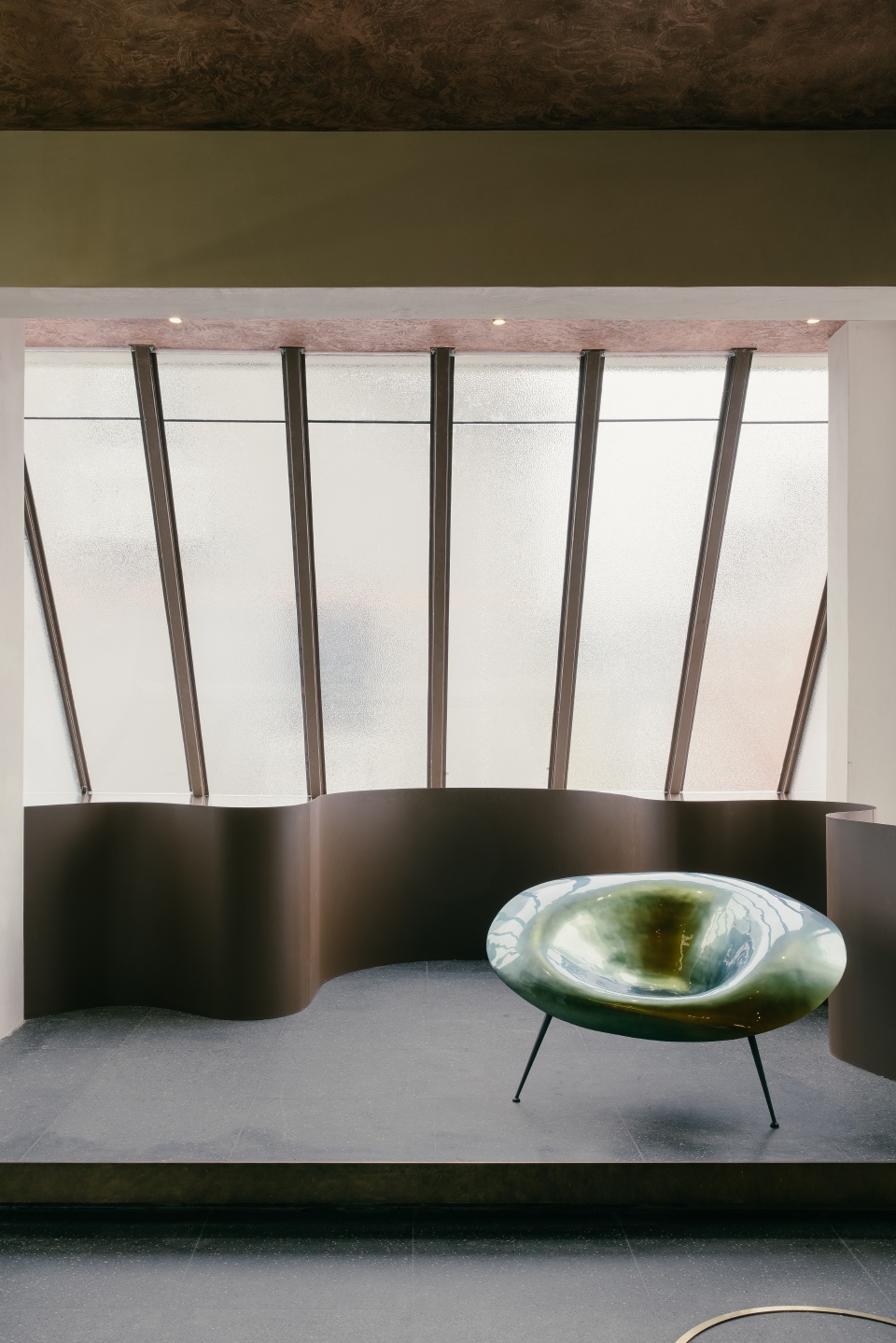 circulation mobius art space by mountain soil interior design