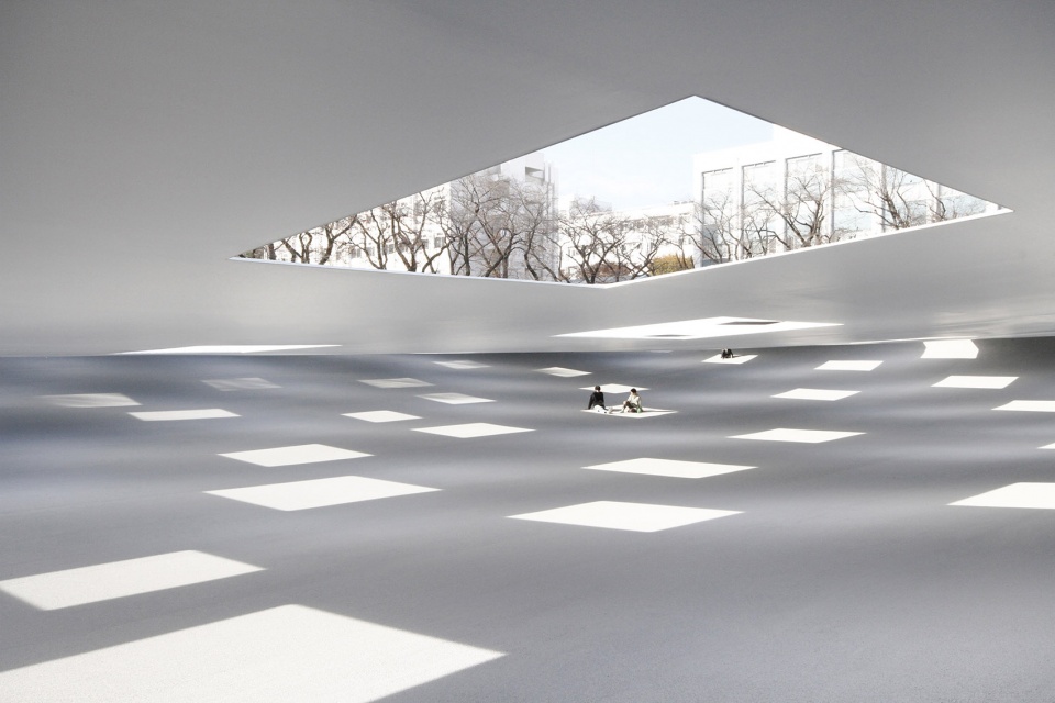 plaza of kanagawa institute of technology by junya ishigamiassociates