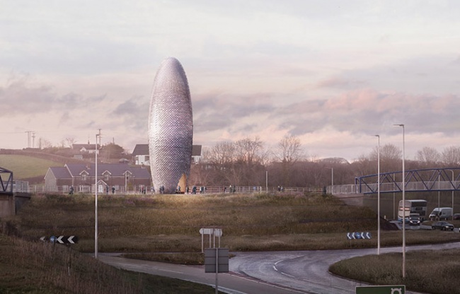 三个雕塑地标 / Giles Miller Studio