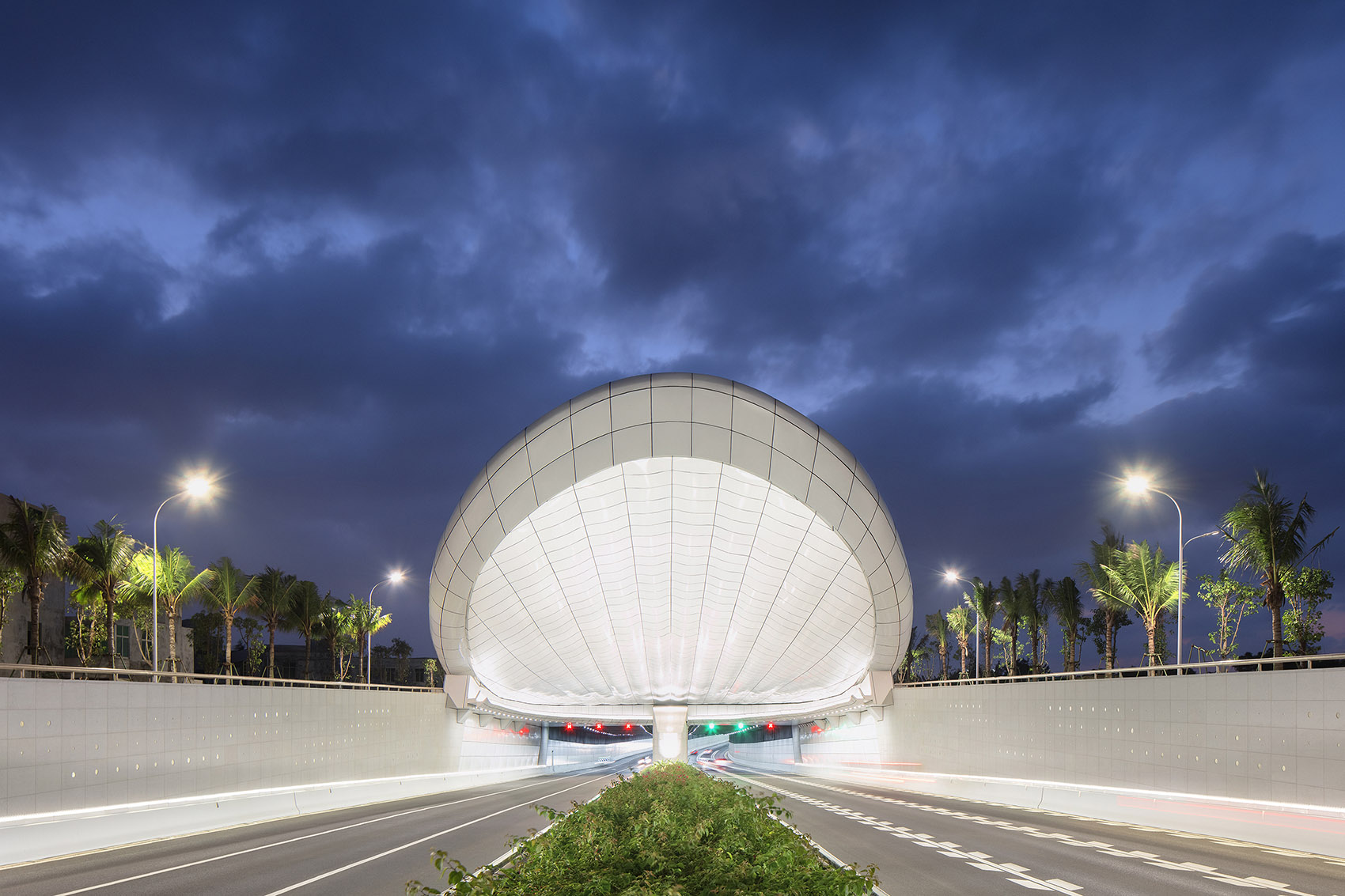 Haikou Wenming East Road Tunnel by Penda China 谷德设计网