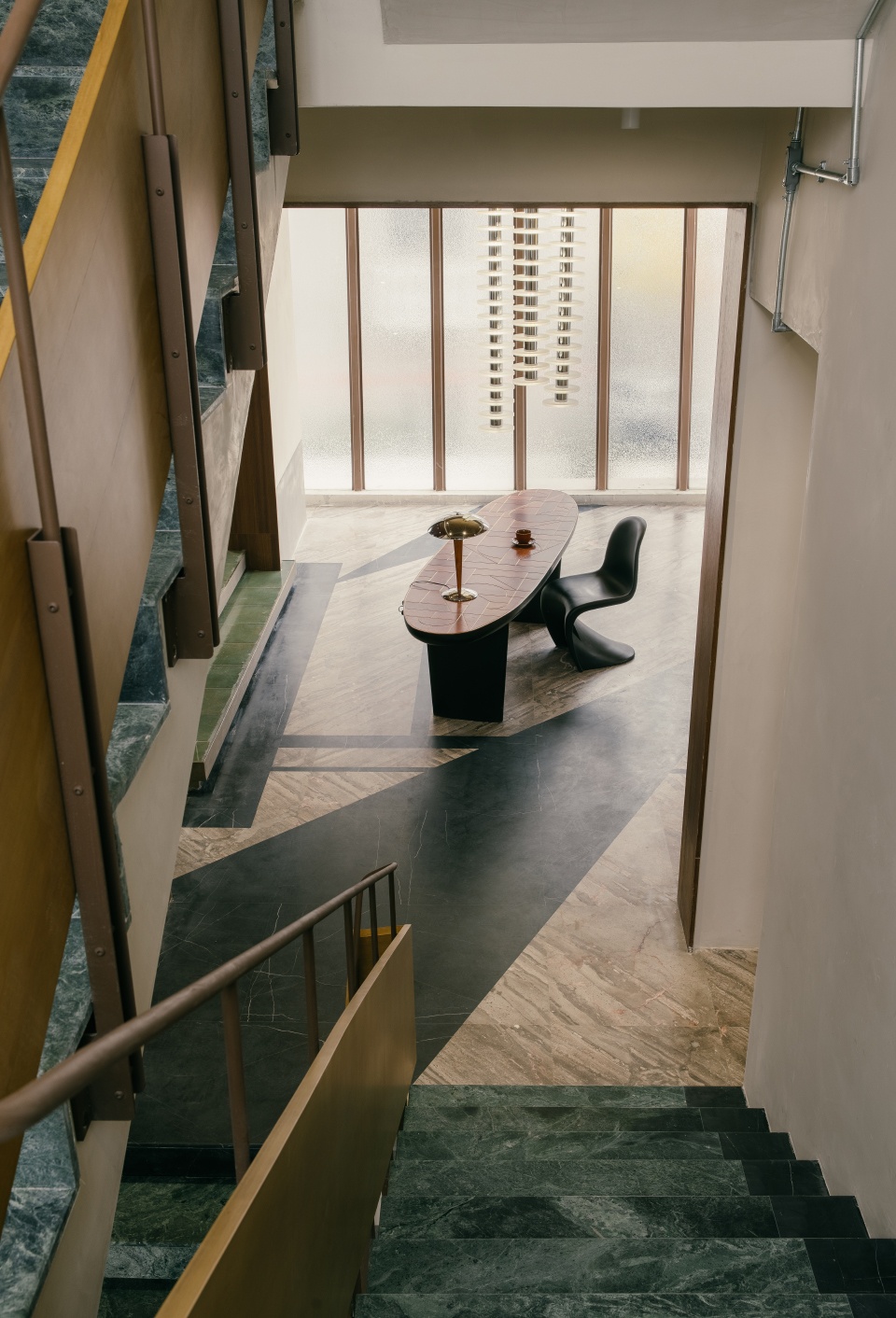 circulation mobius art space by mountain soil interior design