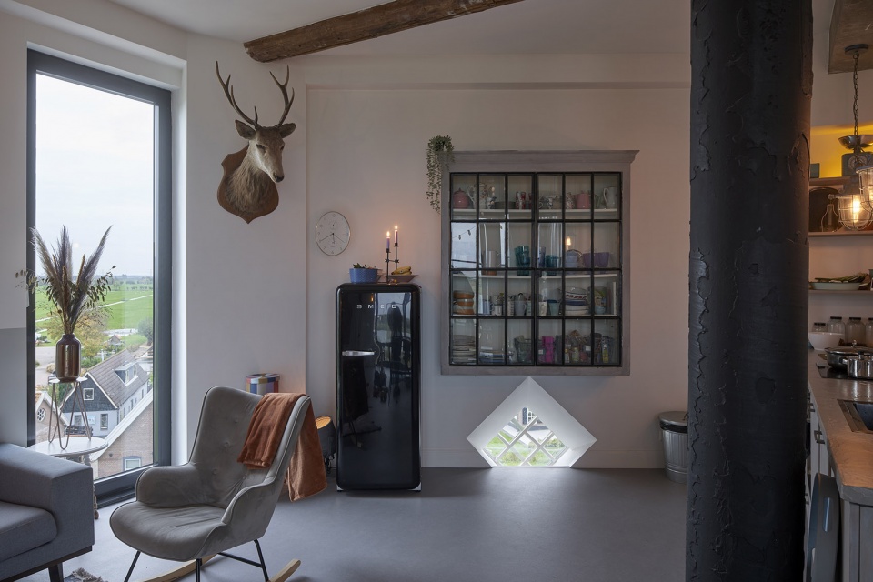 Transformation of the watertower in Nieuw Lekkerland by RV Architectuur