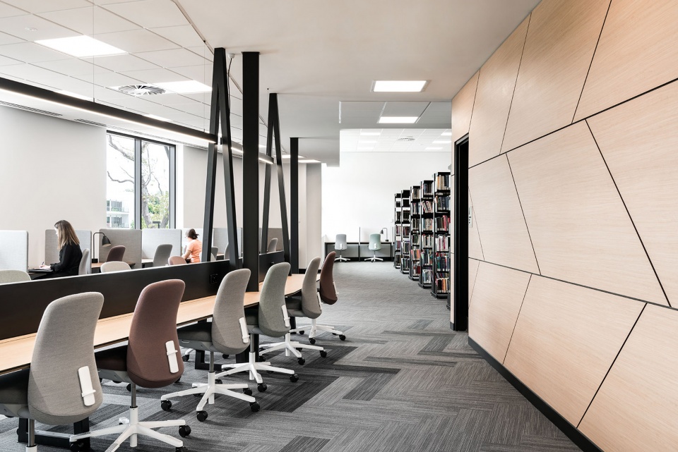 j robin warren library at the university of western australia by hames sharley