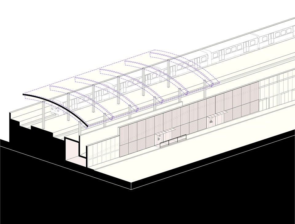 Offices and Facade Monistrol Vila FGC by AMOO