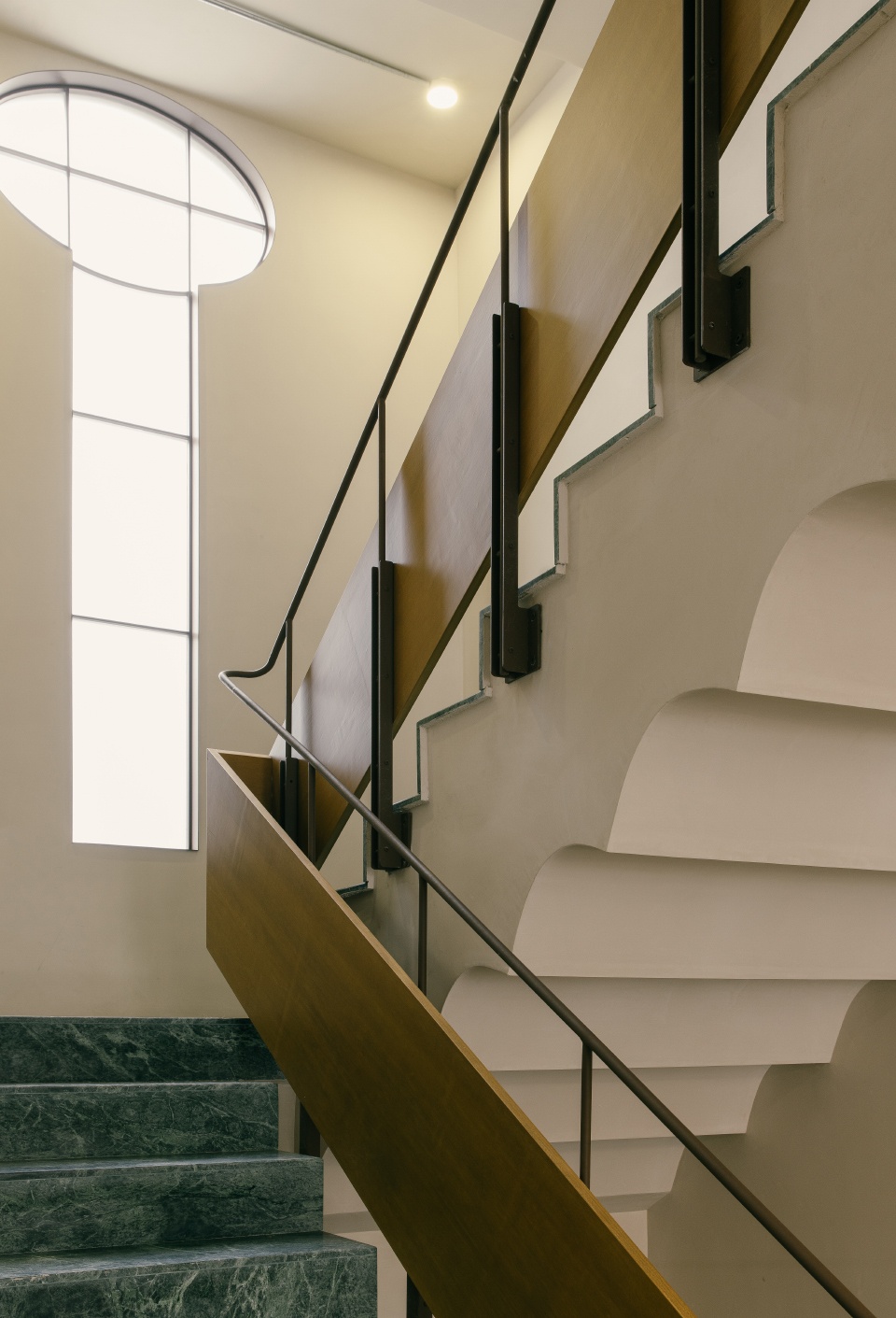 circulation mobius art space by mountain soil interior design