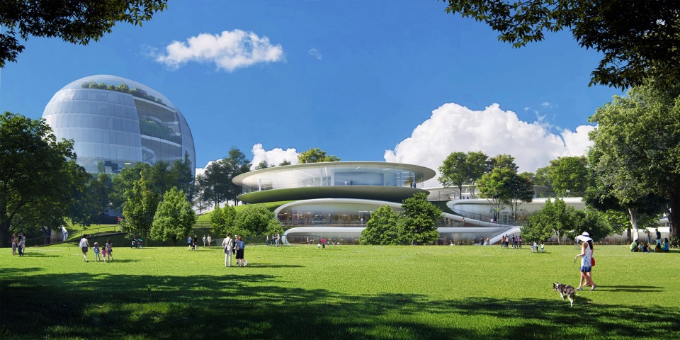 MAD Unveils Jiaxing s Train Station in the Forest