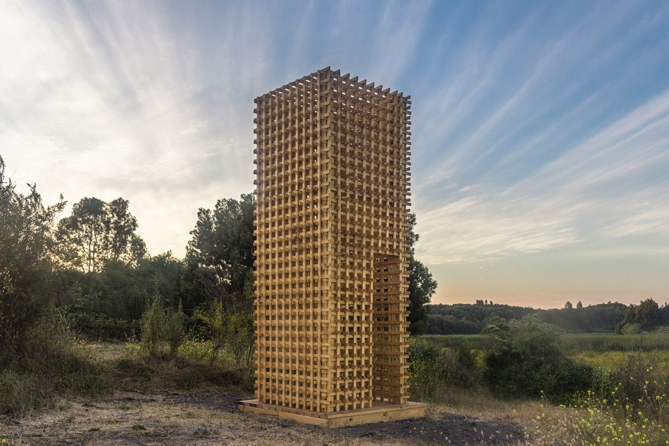 two towers and a trail by azocar catron