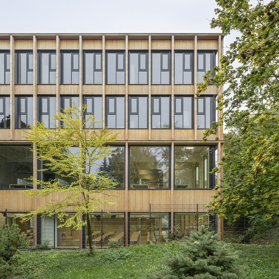 library and seminar centre boku vienna by swap architekten delta