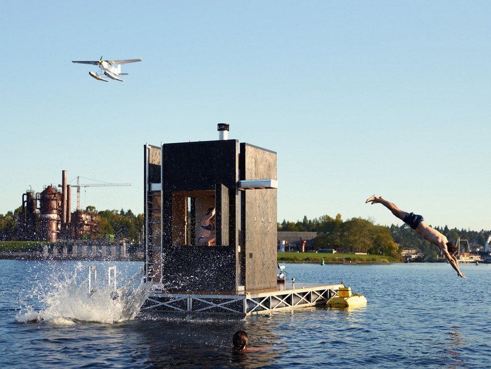 wa sauna Seattle USA by oCstudio