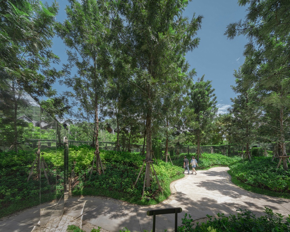 landscape design of hotel labaris khao yai by shma