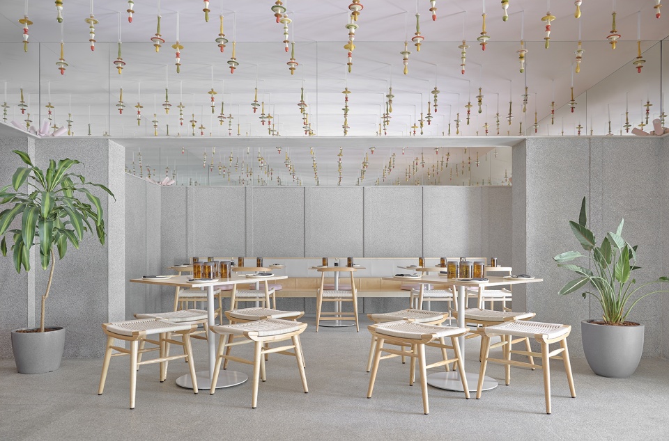 lucky chan sushi dimsum parlour by maia design studio