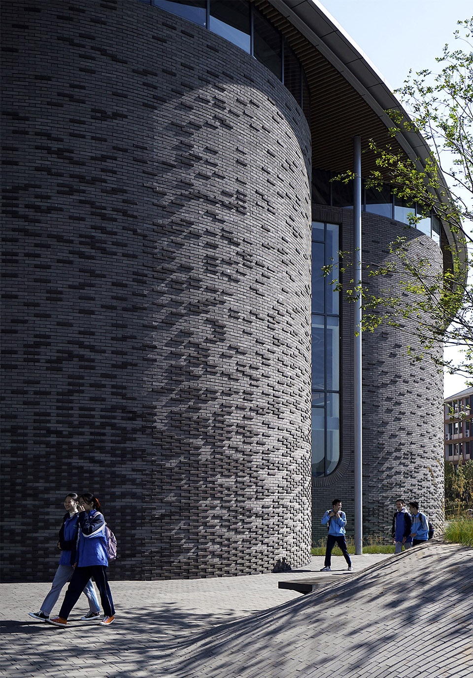 gymnasium and swimming pool of fujian jianou first high school china by thdl
