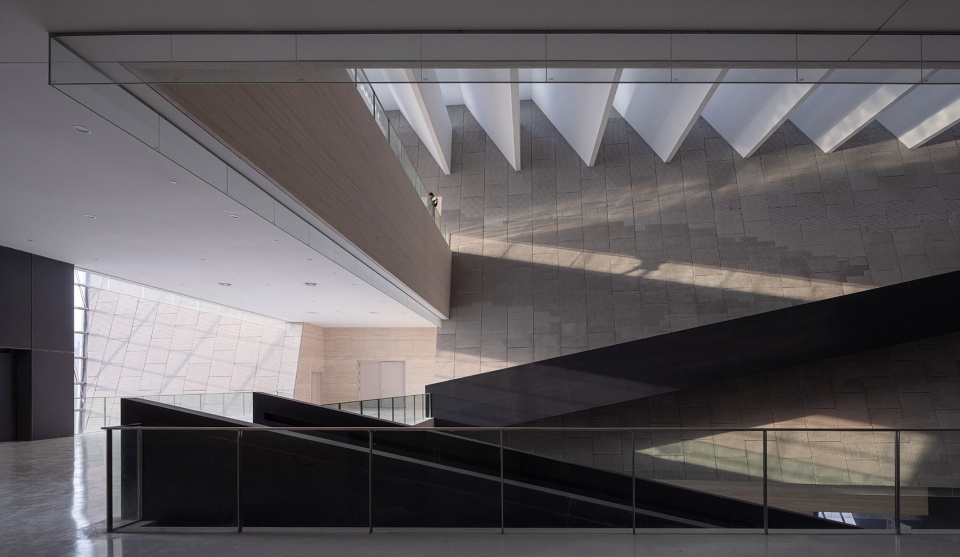 zhengzhou art museum and zhengzhou archives china by zeng qun architecture design studio
