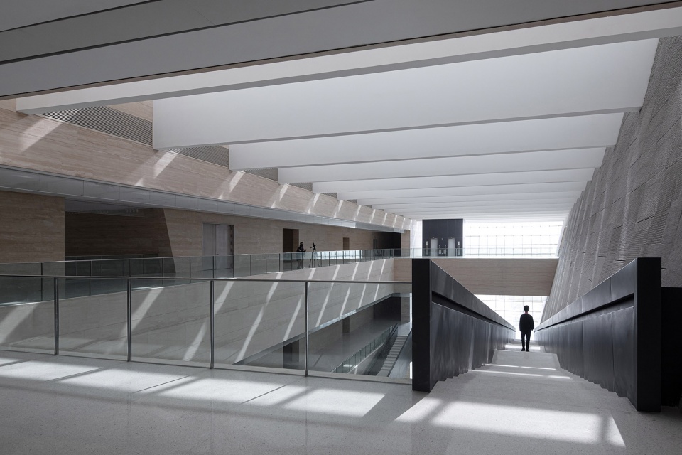 zhengzhou art museum and zhengzhou archives china by zeng qun architecture design studio