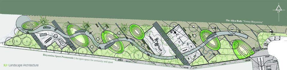 Sport Promenade Binyamina by BO Landscape Architecture
