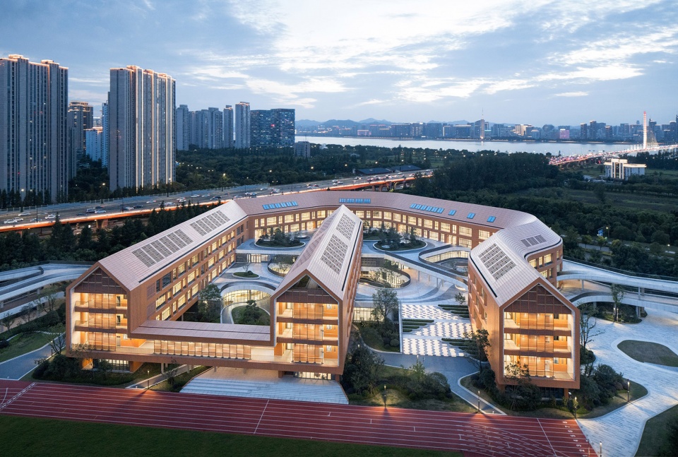 hangzhou olympic sports experimental primary school and kindergarten china by uad