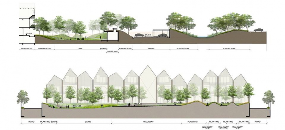 landscape design of hotel labaris khao yai by shma 1