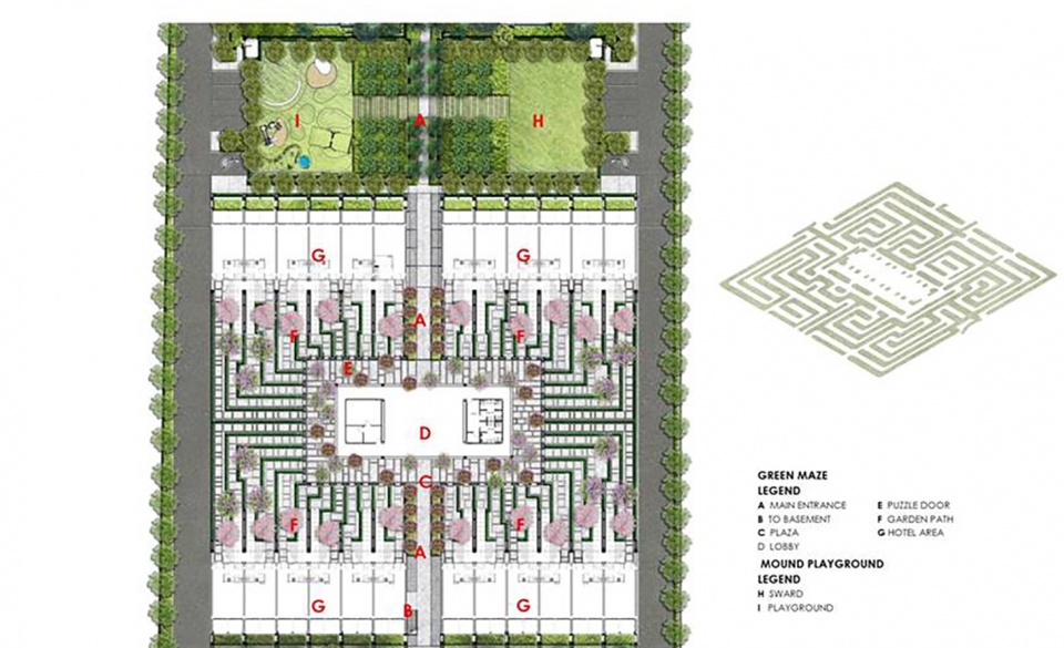 landscape design of hotel labaris khao yai by shma副本