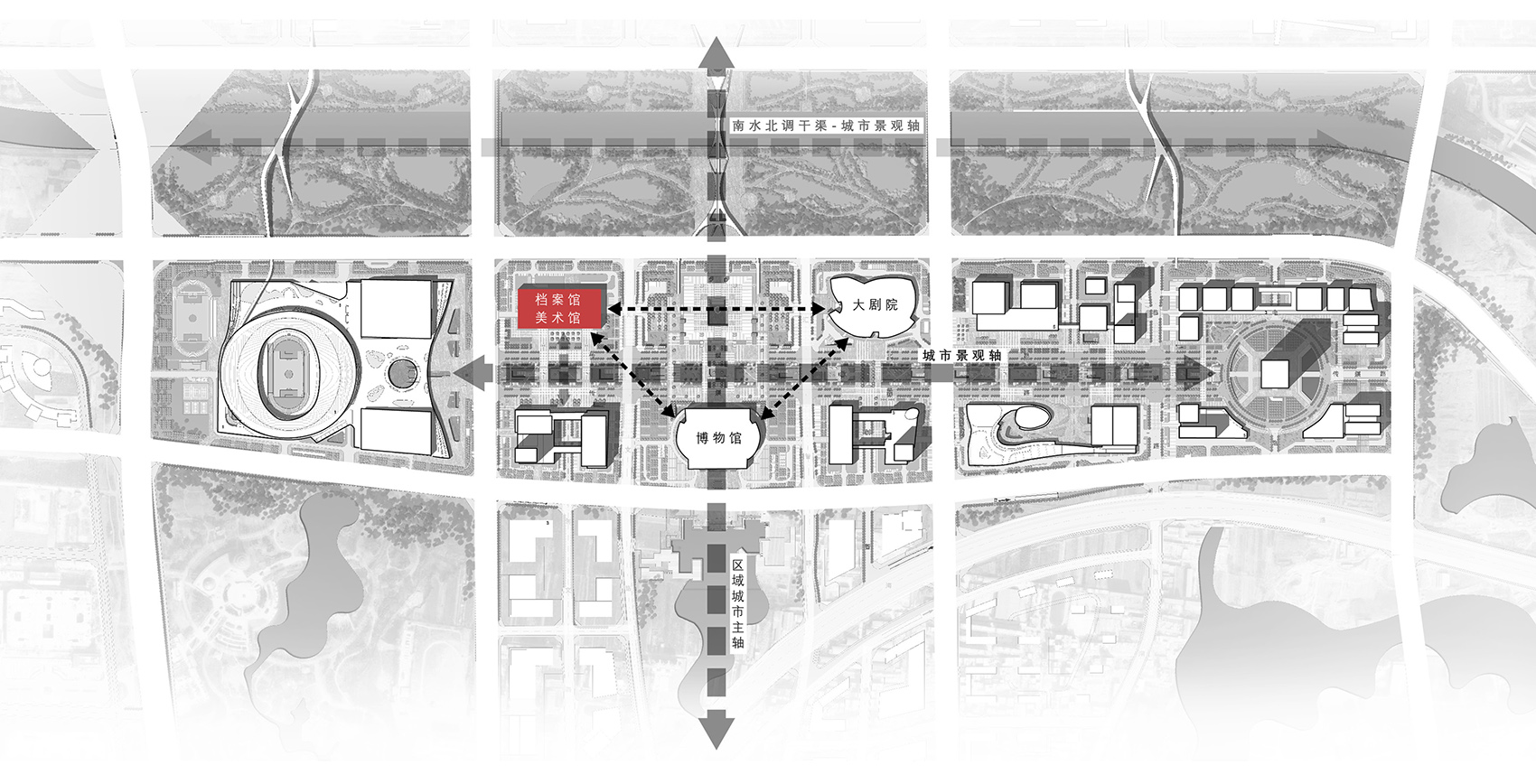 zhengzhou art museum and zhengzhou archives china by zeng qun architecture design studio