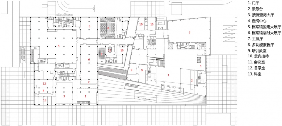 zhengzhou art museum and zhengzhou archives china by zeng qun architecture design studio