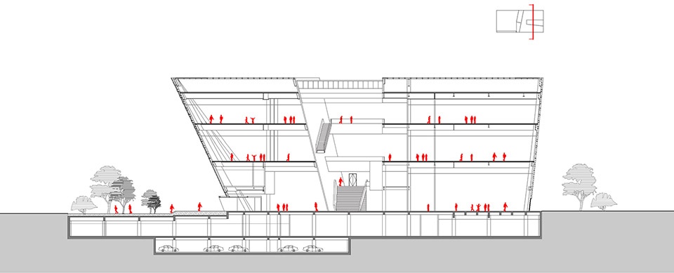 zhengzhou art museum and zhengzhou archives china by zeng qun architecture design studio