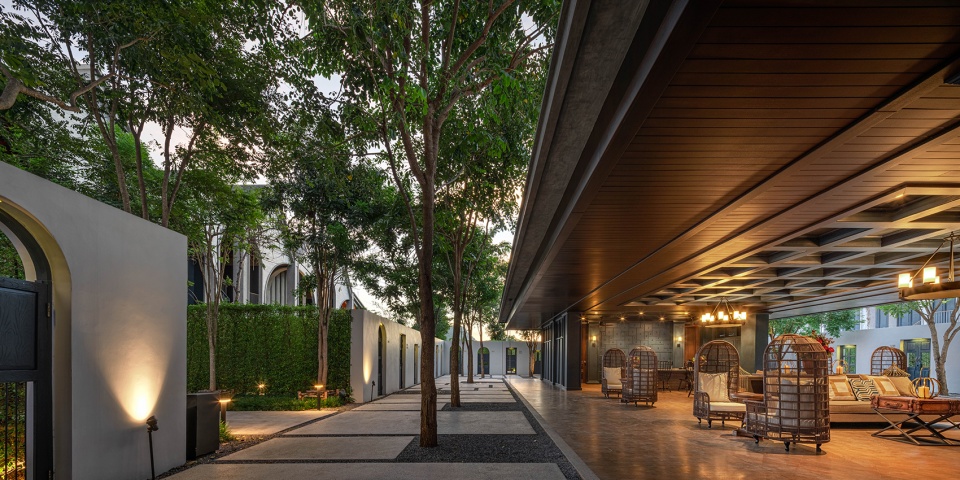 landscape design of hotel labaris khao yai by shma