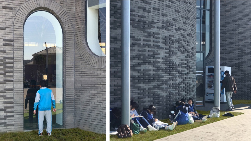 gymnasium and swimming pool of fujian jianou first high school china by thdl