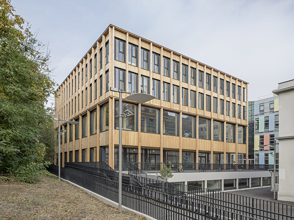 library and seminar centre boku vienna by swap architekten delta