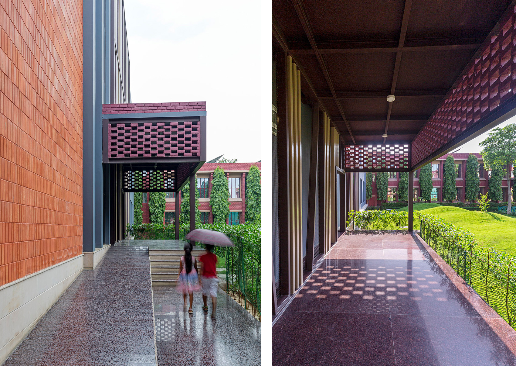 the mann school white flower hall girls hostel by envisage
