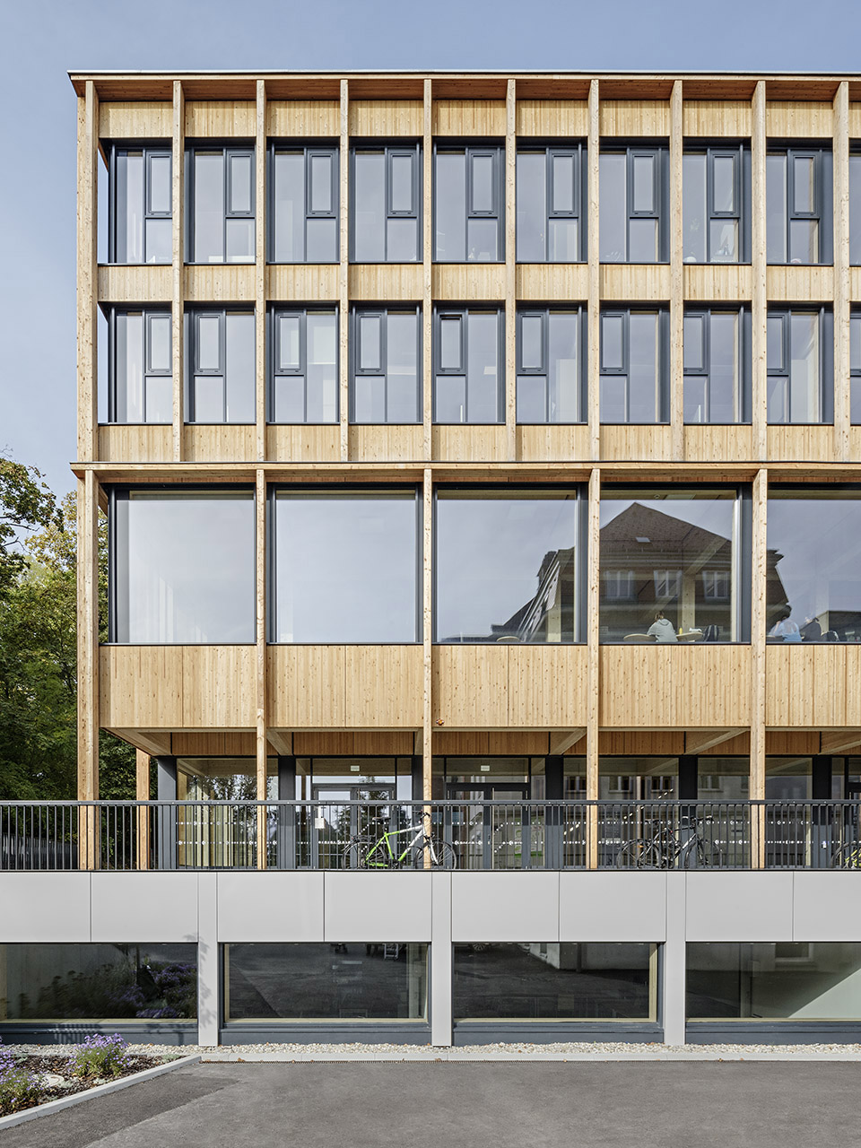 library and seminar centre boku vienna by swap architekten delta