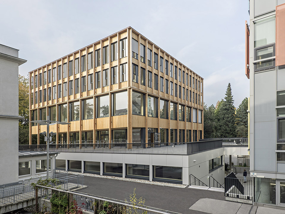 library and seminar centre boku vienna by swap architekten delta