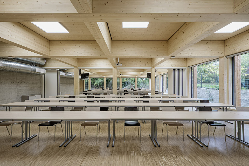 library and seminar centre boku vienna by swap architekten delta