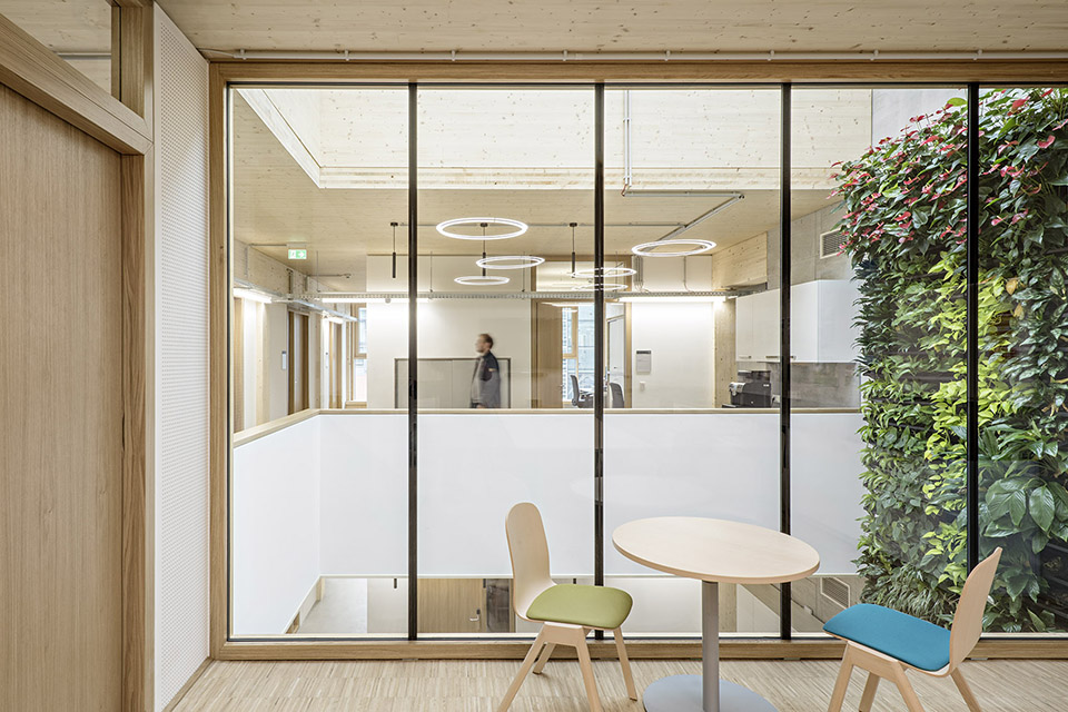 library and seminar centre boku vienna by swap architekten delta