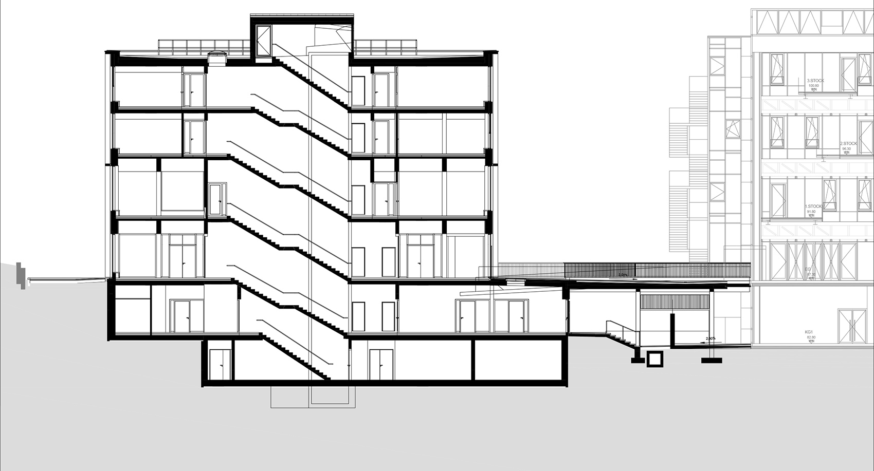 library and seminar centre boku vienna by swap architekten delta