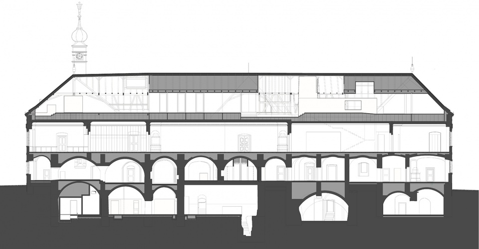 reconstruction modernization and extension of historic town hall of buda by hetedik muterem ltd