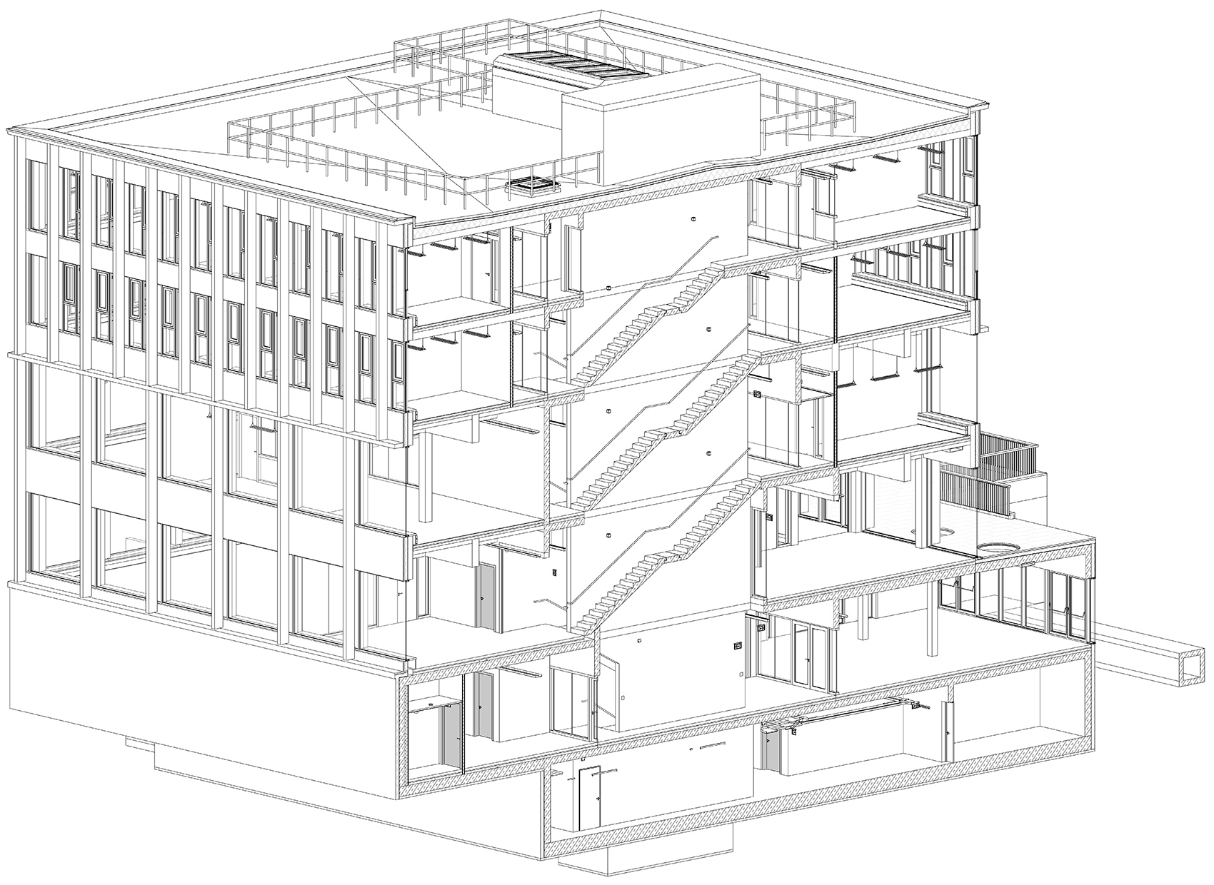 library and seminar centre boku vienna by swap architekten delta