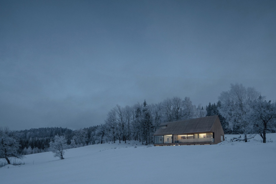 house in krkonose by franek architects