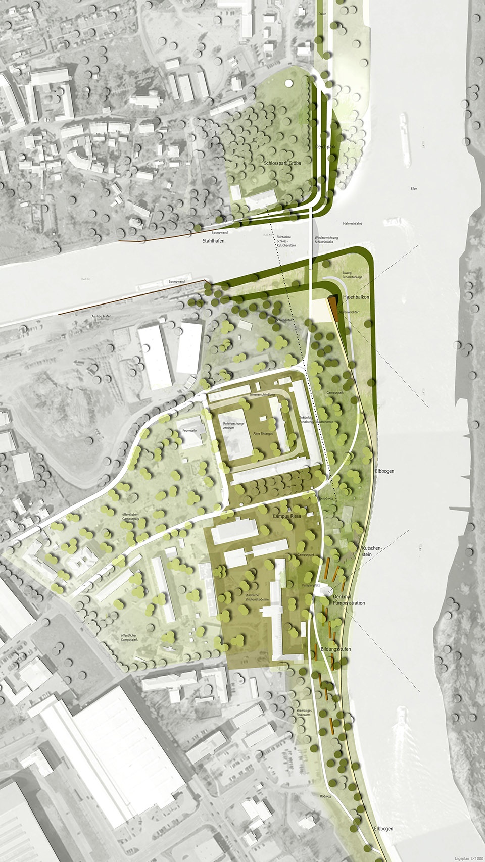 riesa elbe riverfront park by rehwaldt landscape architects