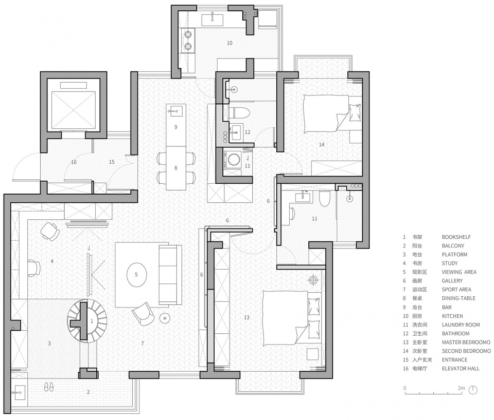 Turbine Apartment QISI DESIGN