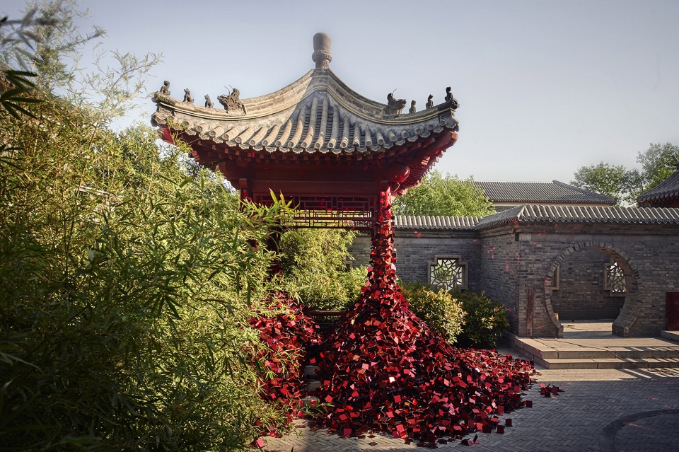 red pavilion china by guzhihong studio