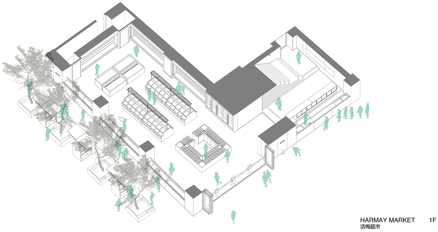 HARMAY market, Shanghai, China by AIM Architecture - 谷德设计网