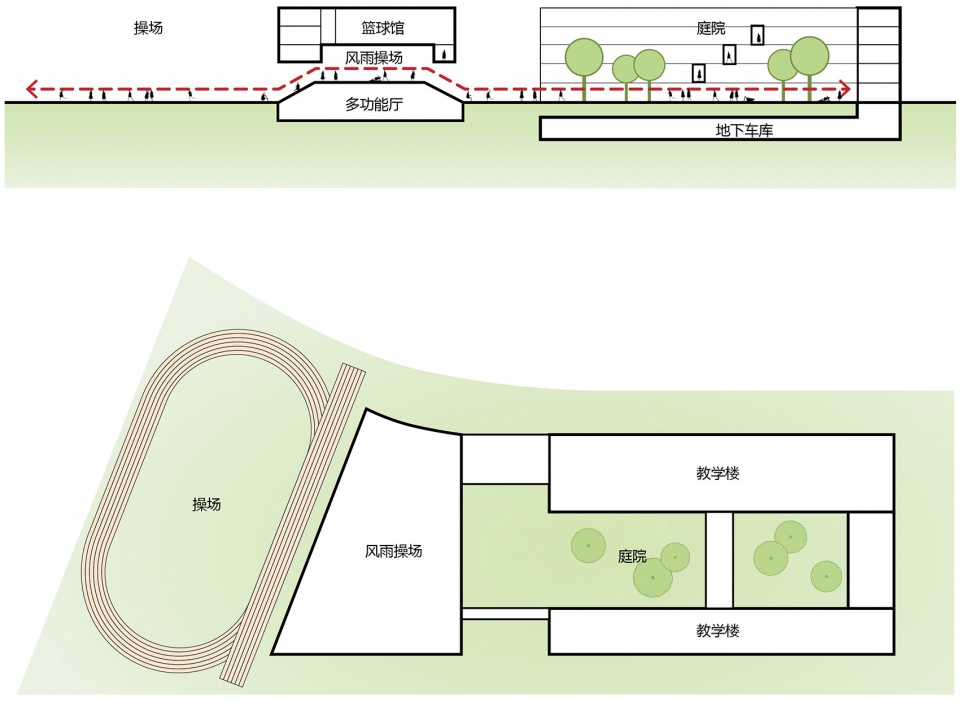 Huazhan Campus of Shanghai Gaoan Road No. 1 Primary School Scenic Architecture Office