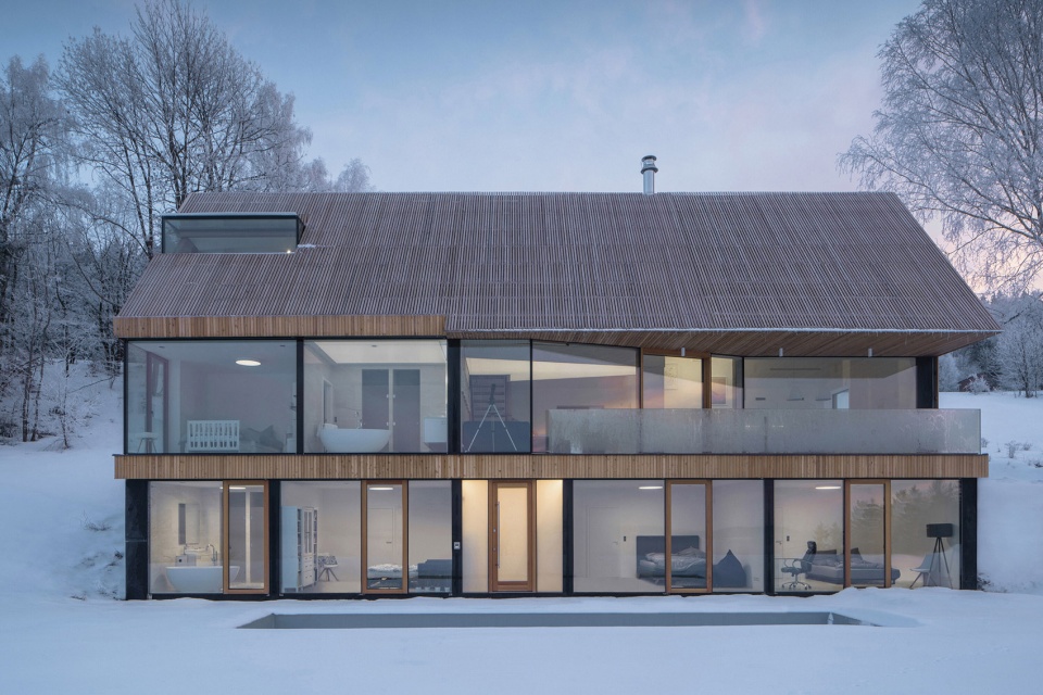 house in krkonose by franek architects