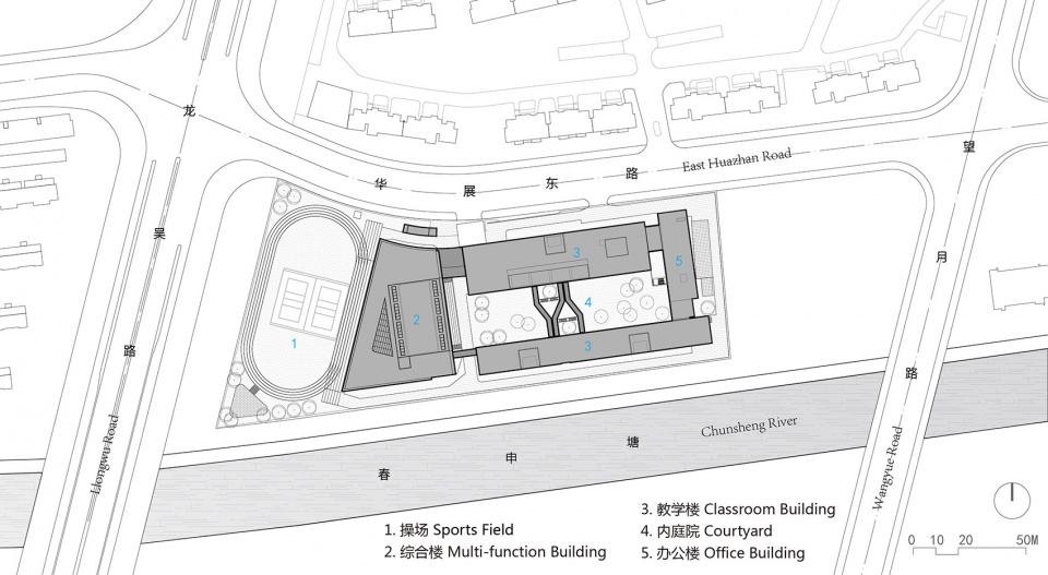Huazhan Campus of Shanghai Gaoan Road No. 1 Primary School Scenic Architecture Office