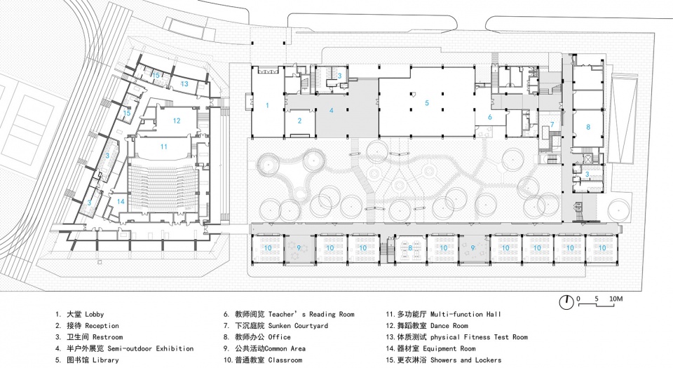 Huazhan Campus of Shanghai Gaoan Road No. 1 Primary School Scenic Architecture Office