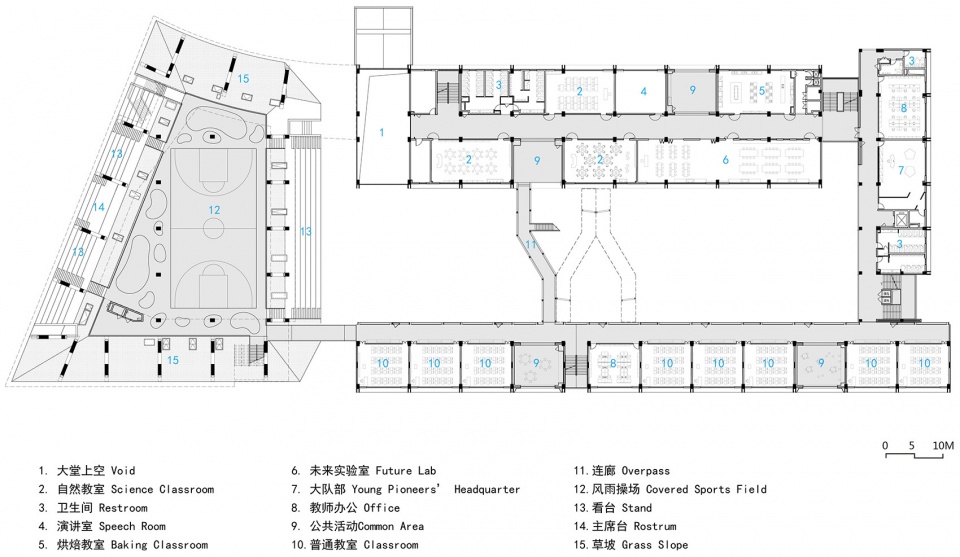 Huazhan Campus of Shanghai Gaoan Road No. 1 Primary School Scenic Architecture Office